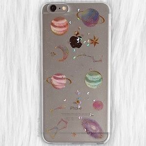 ✨2 for $5✨ Clear planet stars 6/6s X/XS phone case